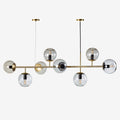 Premium Industrial Linear Glass Bubble Pendant Light