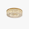 Nova Crystal Flush Mount Ceiling Light With Metal Finish