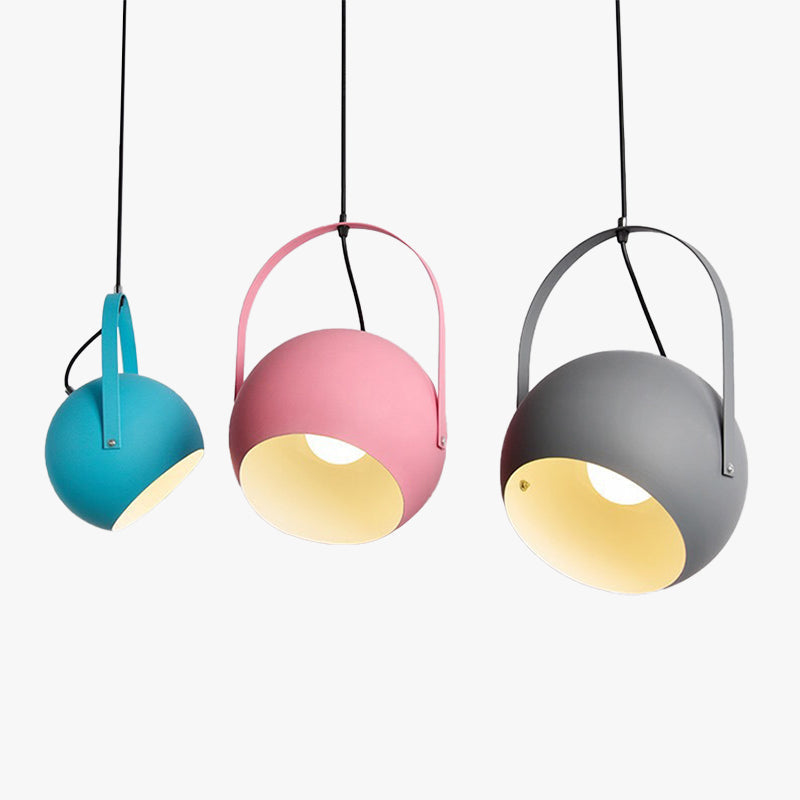 Spherical Art Deco Pendant Light Ambient Bedroom Glow