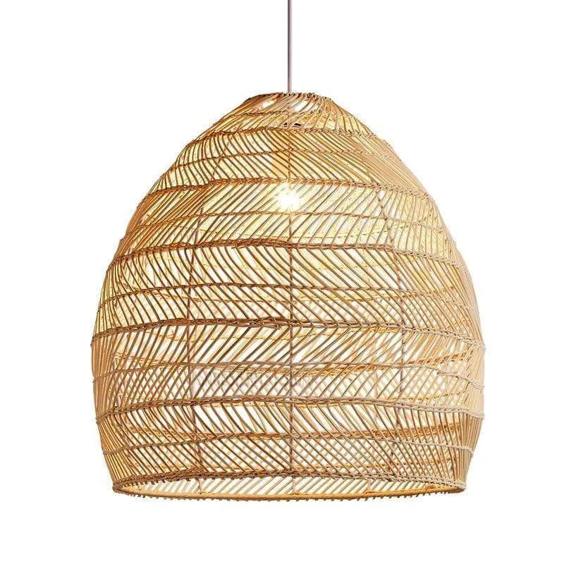Handcrafted Rattan Bamboo Pendant Light for Natural Warmth