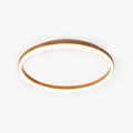Circular Wooden Flush Mount Ceiling Light With Acrylic Diffuser