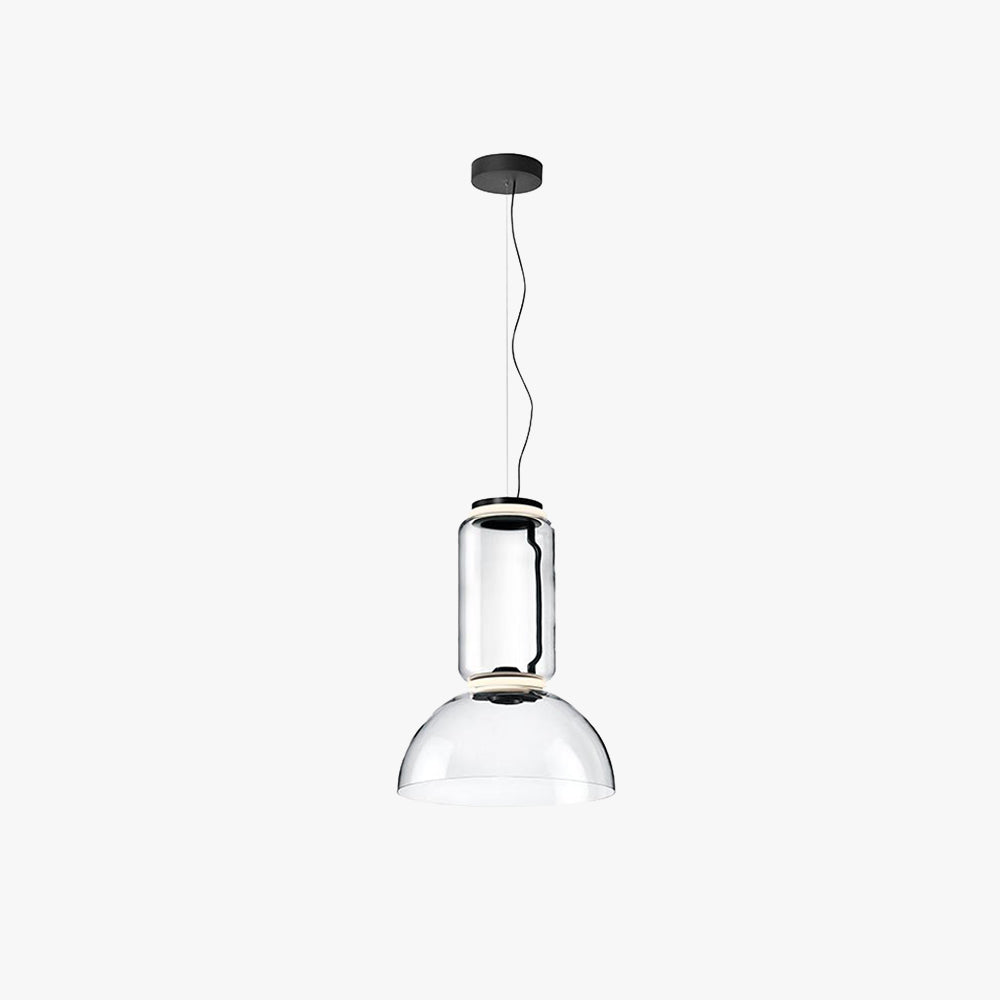 Warm White Glass Pendant Light For Living Room Ambience