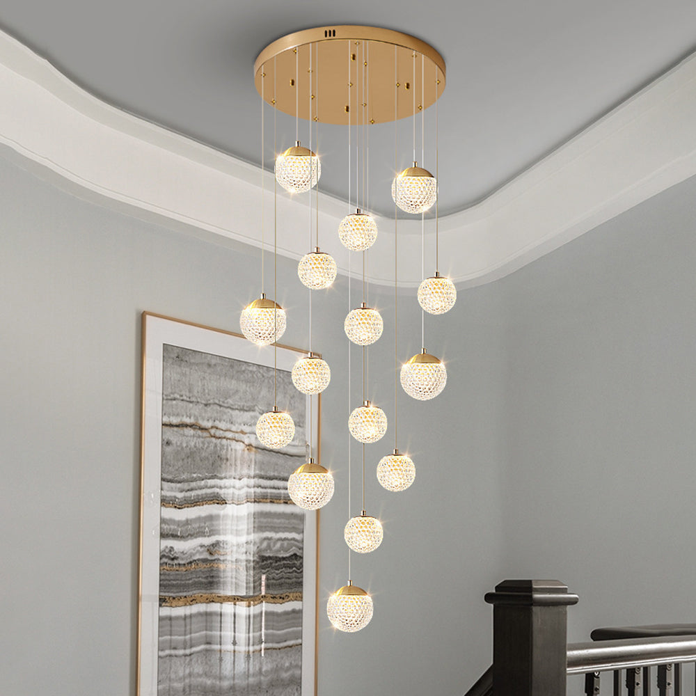 Gold Art Deco Pendant Light With Modern Flair