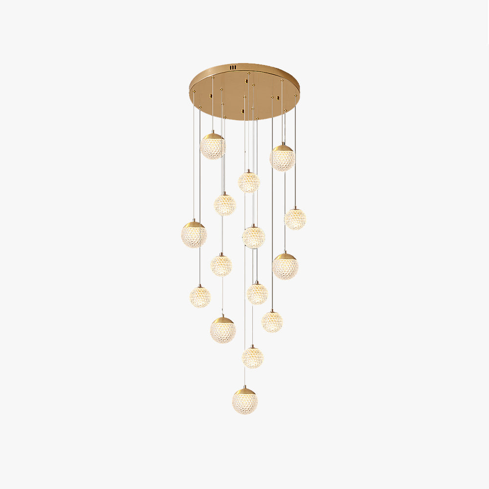Gold Art Deco Pendant Light With Modern Flair