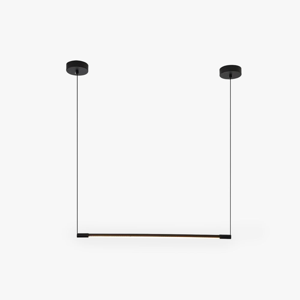 Smart Dimmable Linear Pendant Light Black
