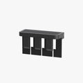Minimalist Black Metal Solar Wall Light For Garden And Yard
