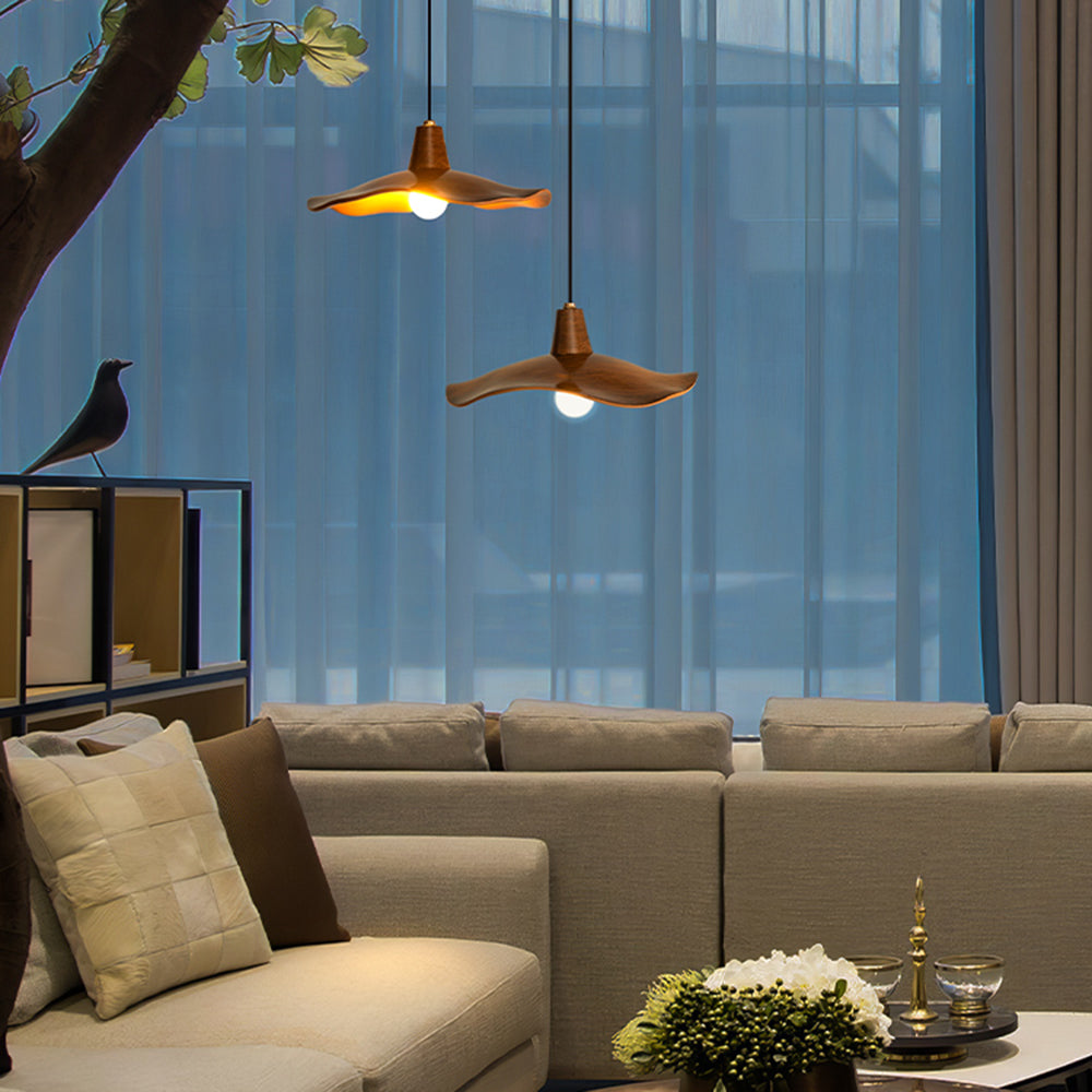 Arisha Wave Pendant Light With Ambient Glow For Dining