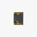 Minimalist Upward and Downward Outdoor Wall Light Black Metal