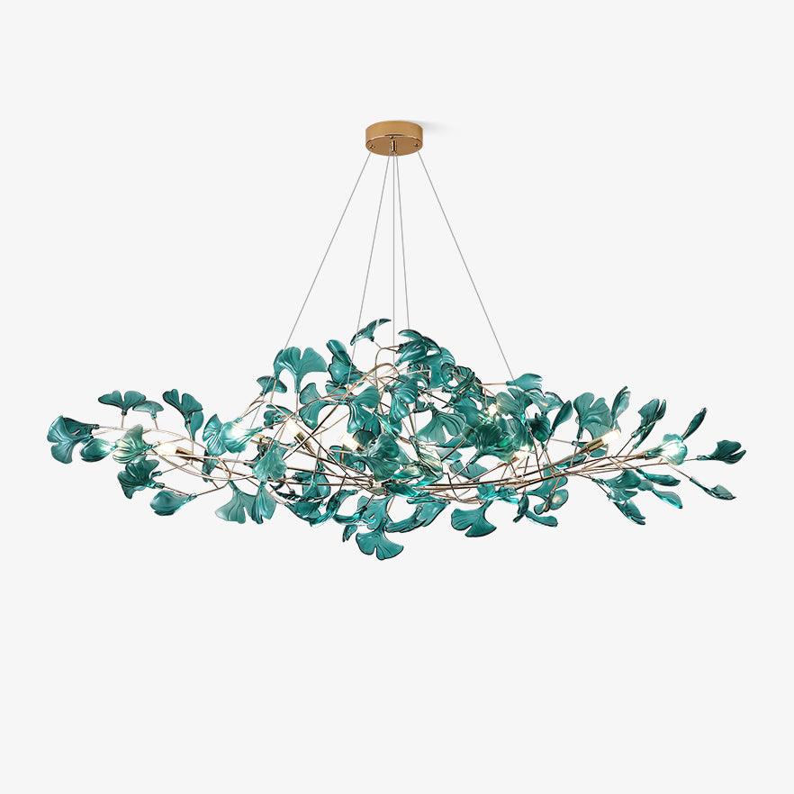 Ginkgo Leaf Acrylic Chandelier For Contemporary Living