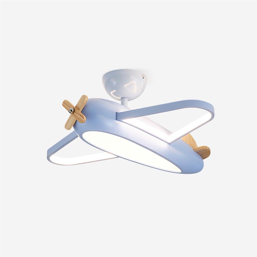 Airplane Themed Kids Room Ceiling Light With Integrated LED