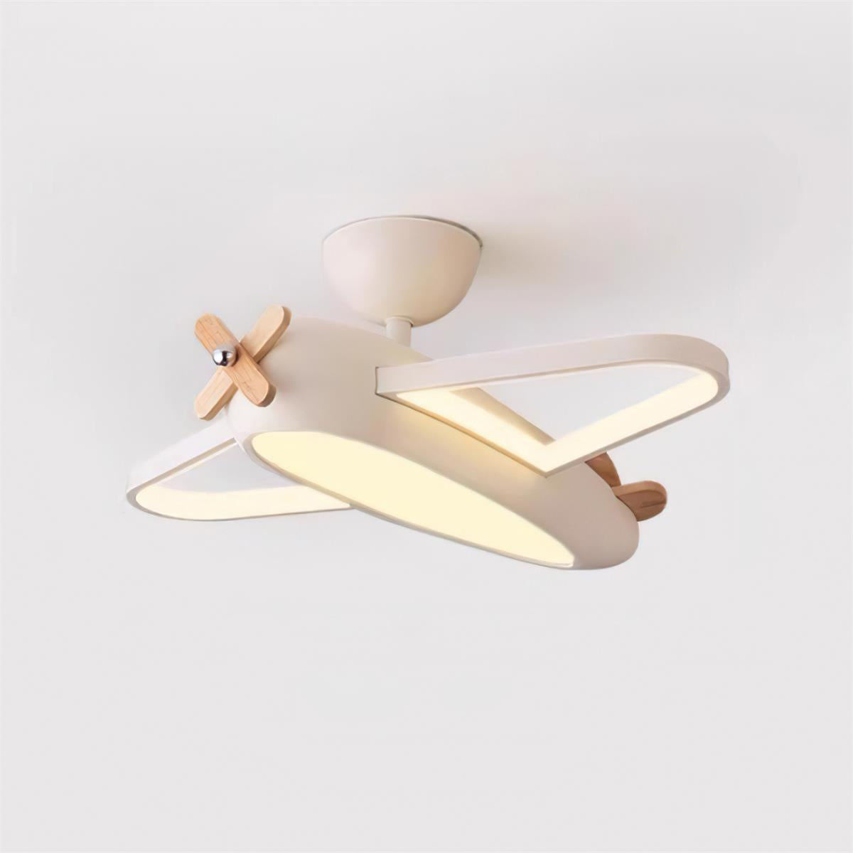 Airplane Themed Kids Room Ceiling Light With Integrated LED