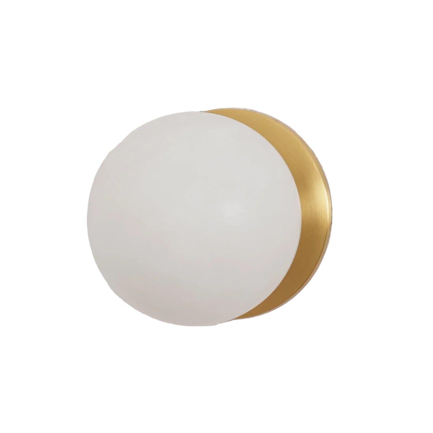 Alabaster Mini Orb Wall Lamp With Warm Glow