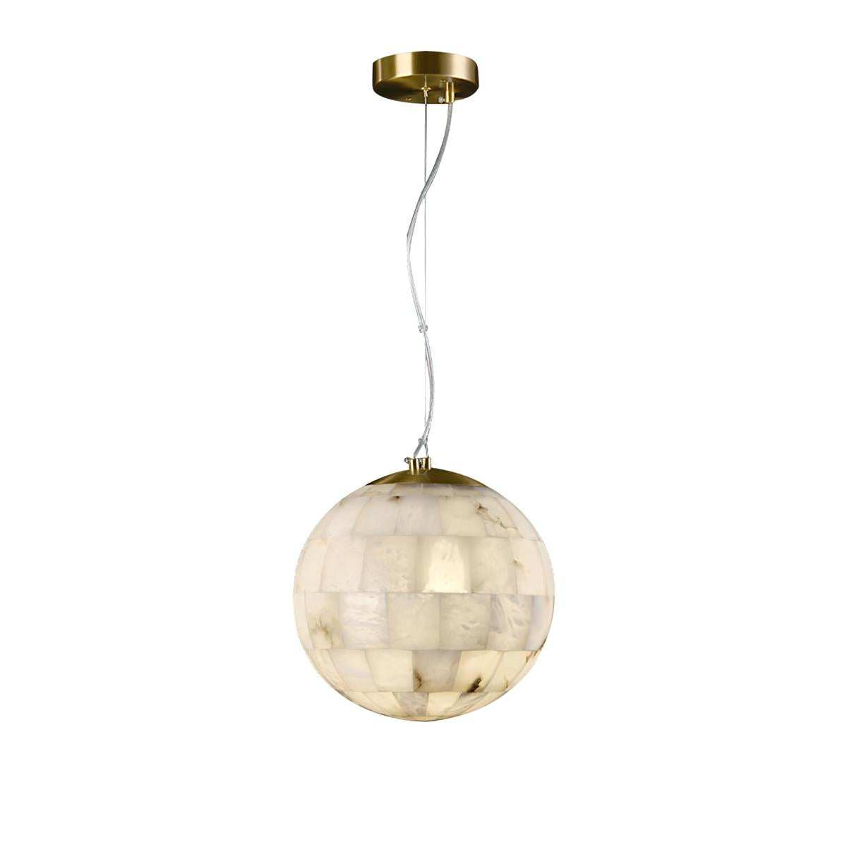 Alabaster Pendant Light With Soft Glow