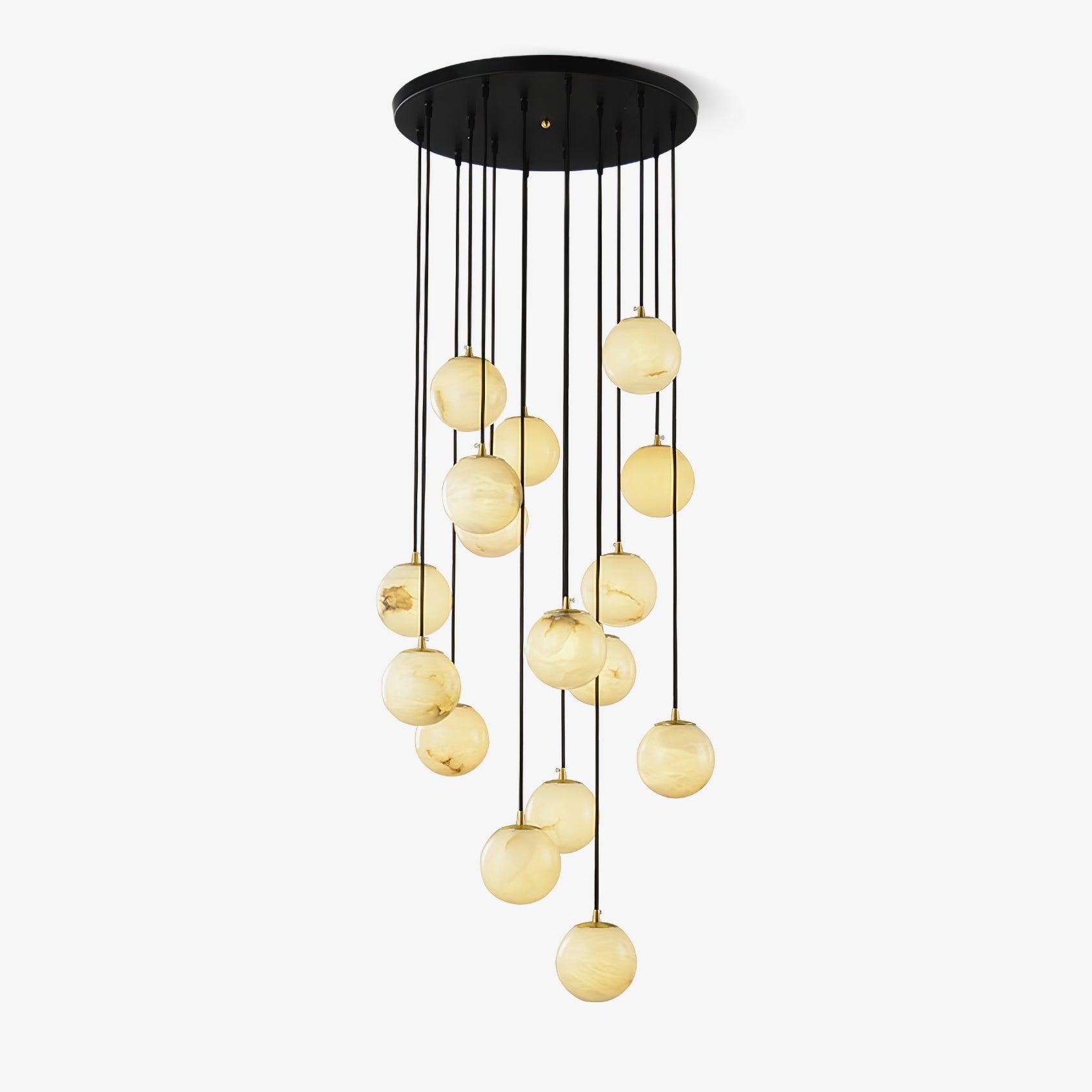 Alabaster Pendant Light With Ambient Glow
