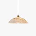 Alabaster Dome Pendant Light With Warm Diffused Glow