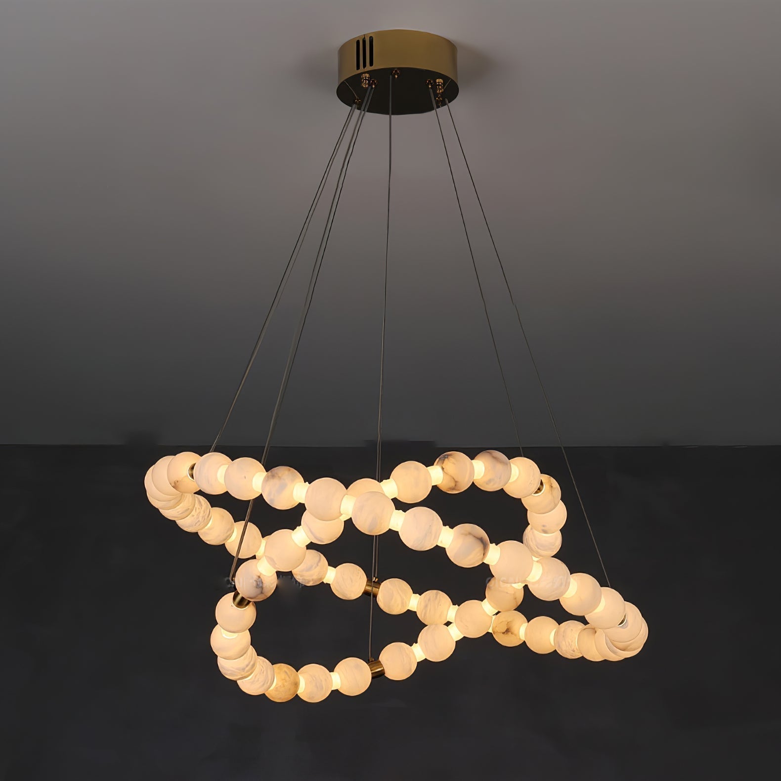 Alabaster Pendant Light Delivers Warm Ambient Glow