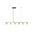 Six Head Travertine Pendant Lamp for Warm Ambience