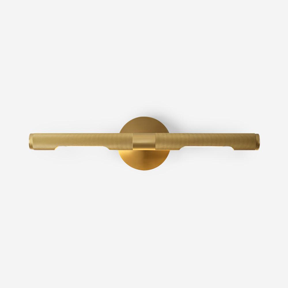 Brass Wall Light With LED Damp Rated And Hardwired