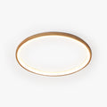 Wooden Halo Flush Mount Ceiling Light With Three Colour Temperatures