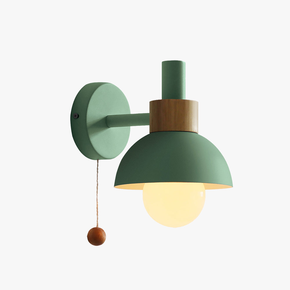 Arcadia Modern LED Glass And Metal Wall Light Colour Options