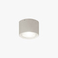 Modern Round Flush Mount Ceiling Light In White Wood Or Black Finish