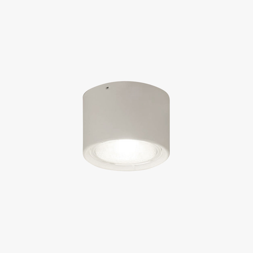 Modern Round Flush Mount Ceiling Light In White Wood Or Black Finish