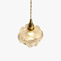 Romantic Rose Pendant Light With Clear Glass