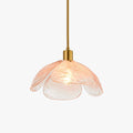 Elegant Contemporary Glass And Metal Pendant Light