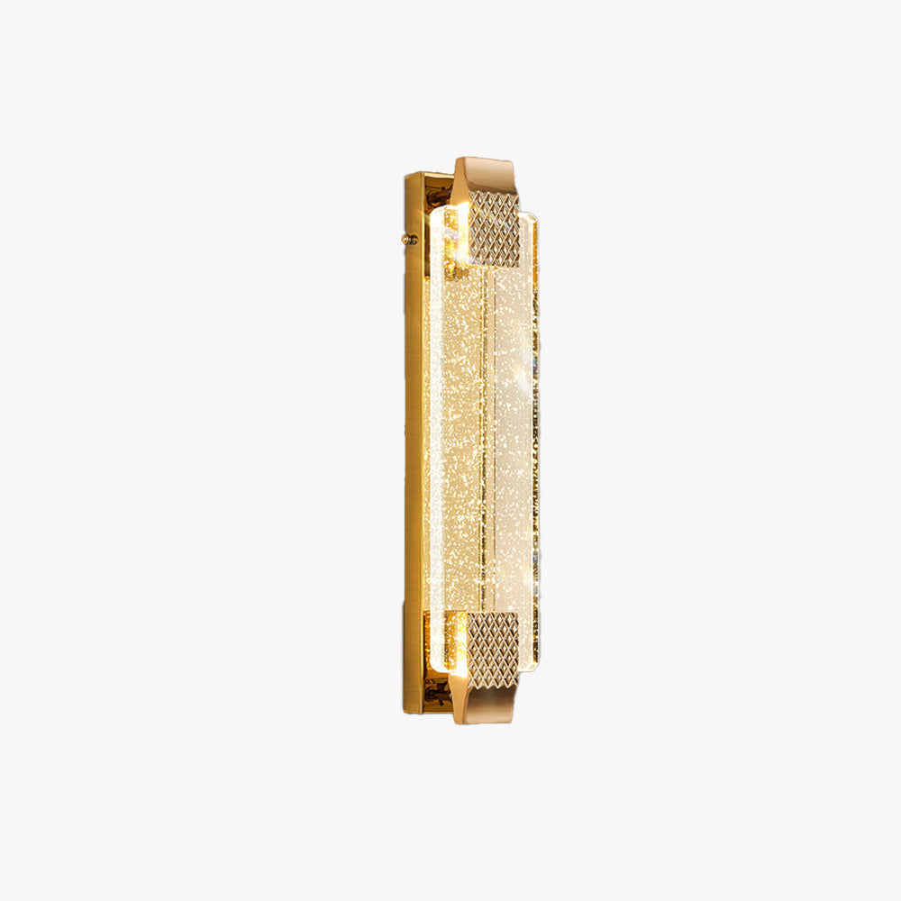 Astra Modern Glass And Metal Wall Lamp For Living And Dining