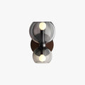 Modern Hourglass LED Wall Lamp Metal And Glass White Finish