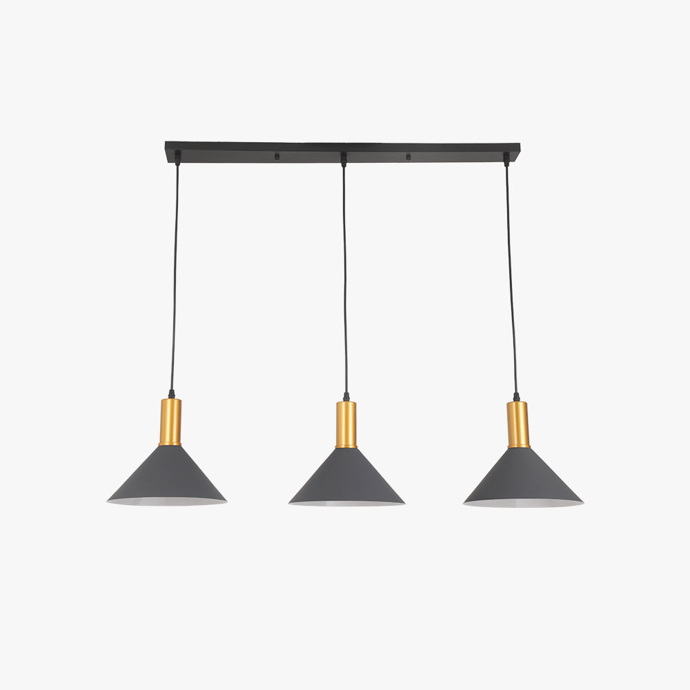 Arisha Blue Conic Cluster Pendant Light For Ambience