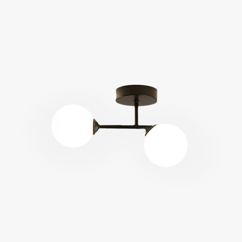 Aurora Dual Finish Indoor Semi Flush Ceiling Light