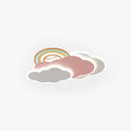 Cloud Rainbow Flush Mount Ceiling Light Three Colour Change Pink White