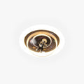 Luna Nebula Astronaut Galaxy Dimmable Flush Mount Ceiling Light