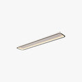 NoirLine Minimalist Black Frame Rectangular Flush Mount Ceiling Light