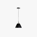 Frisbee Shaped Metal Pendant Light Black White Dimmable
