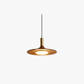 Rustic Cap Wood Pendant Light Natural Finish