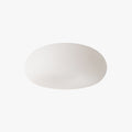 White Modern Flush Mount Ceiling Light With Acrylic Lampshade