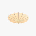 Seashell Inspired Ceiling Light With Etched Finish