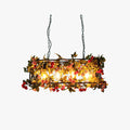 Rustic Art Deco Plant Pendant Light Ambient Glow