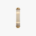 Gold Crystal Cylinder Wall Light Modern Metal