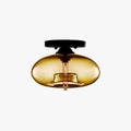 Industrial Art Deco Globe Flush Mount Ceiling Light Living Room