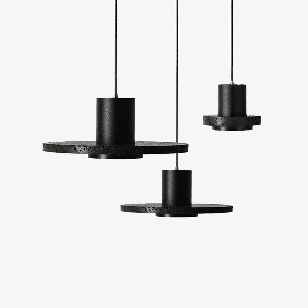 Black Designer Pendant Light Adds Modern Elegance