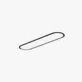 Slim Oval Ceiling Light For Living Rooms And Bedrooms