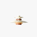 White Metal Pendant Light With Dimmable Led