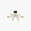 Industrial Linear Flush Mount Ceiling Light
