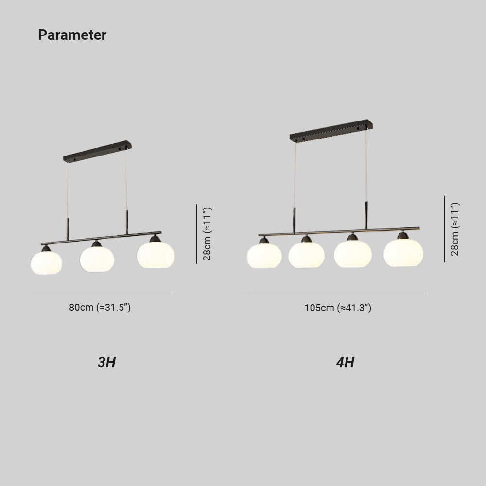 Nordic Pendant Light Dining Room Black Gold