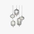 Modern Pendant Light Black Gold Ambient Glow