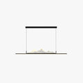 Dimmable Mountain Shape LED Pendant Light Black Gold