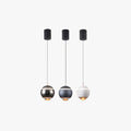 Round LED Pendant Light With Adjustable Height